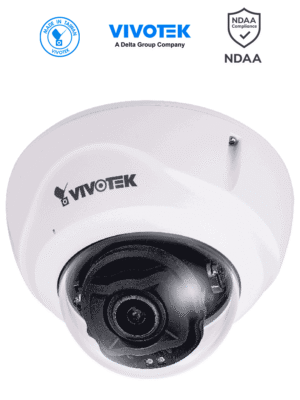 VIVOTEK FD9387-FR-v2 - Cámara IP domo exterior antivandálica 5 MP, reconocimiento facial integrado, lente varifocal motorizado 2.7-13.5mm, WDR Pro, Smart IR II 50m, ciberseguridad Trend Micro, protección IP67/IK10
