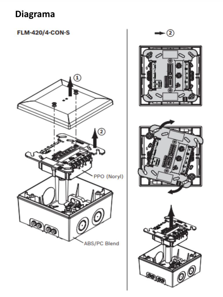 BOSCH F_FLM4204COND - Modulo de interconexion convencionales de cuatro cables / Compatible FPA5000 - Image 3