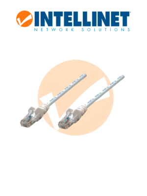 INTELLINET 341943 - Cable de red, Cat6, UTP RJ45 Macho / RJ45 Macho, 1.0 m, Blanco