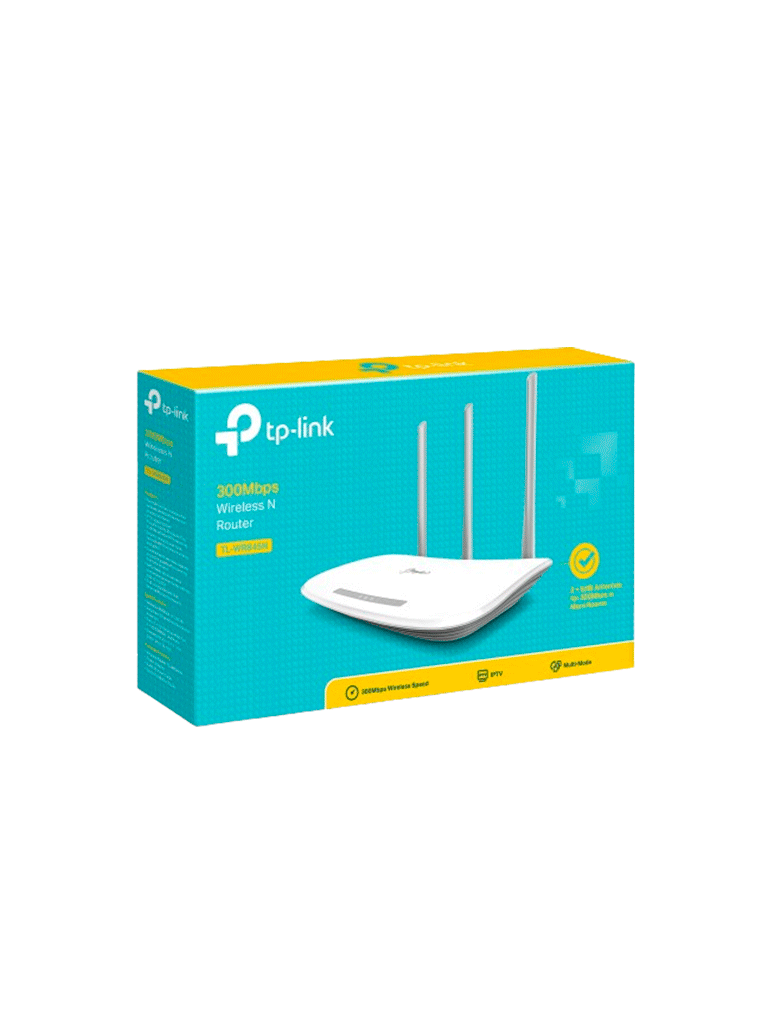 TP-LINK TL-WR845N - Router inalámbrico con velocidad de hasta 300Mbps, WiFi 4 802.11n/b/g en 2.4 GHz, 3 antenas y 4 modos: Router, Extensor de Rango, Punto de Acceso y WISP, 1 puerto WAN FE y 4 puertos LAN FE. - Image 3