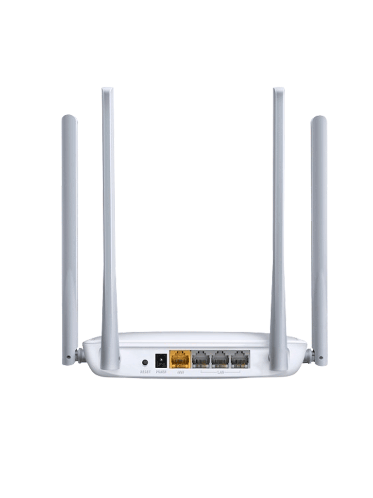 MERCUSYS MW325R - Router inalámbrico N con velocidad mejorada de 300 Mbps en la frecuencia de 2.4 GHz. Posee 1 puerto WAN y 3 puertos LAN de 10/100 Mbps, junto con 4 antenas de 5 dBi para una mayor cobertura. - Image 3