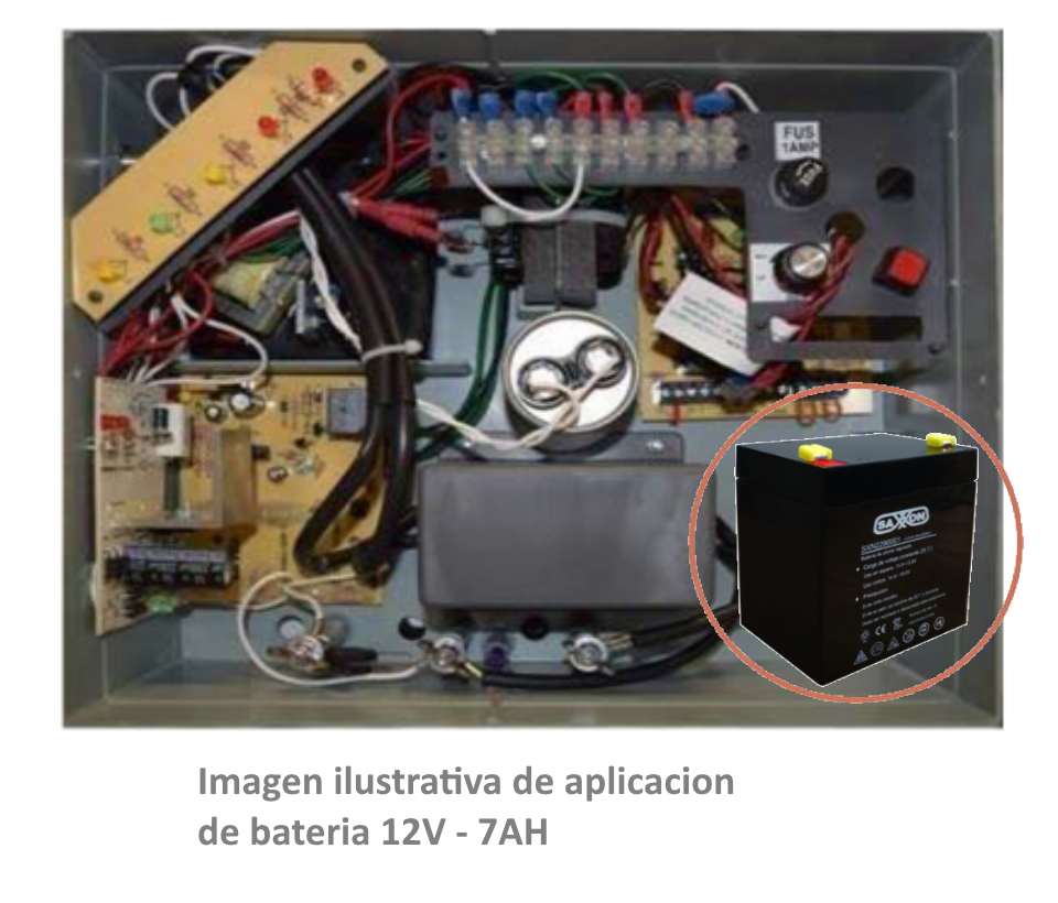 SAXXON CBAT45AH- Bateria de respaldo de 12 volts libre de mantenimiento y facil instalacion / 4.5 AH/ Compatible DSC/ CCTV/ Acceso - Image 3