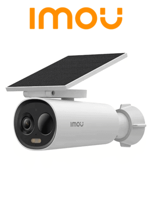 IMOU CELL 3C Kit (IPC-K9DCN-3T0WE/FSP12-TYPEC) - Kit de Cámara WiFi Cell 3C de 3MP con batería, panel solar incluido, lente de 2.8mm y 98° de apertura, audio bidireccional, Función de vídeo Secuencial y PIR integrado.