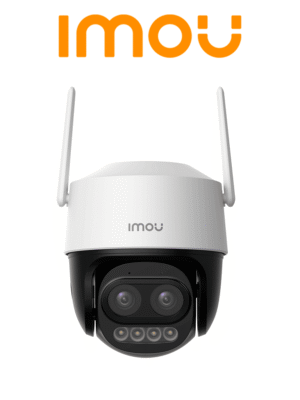 IMOU Cruiser Z (IPC-S7DN-5M0WEZ-imou)- Cámara IP PT Dual Wifi Full Color de 5MP/ Lente Fijo de 5 Megapíxeles/ IMOU Sense/ 56 Metros de Iluminación Nocturna/ Micrófono y Altavoz Integrados/ Audio Bidireccional / 12X Zoom / IP66