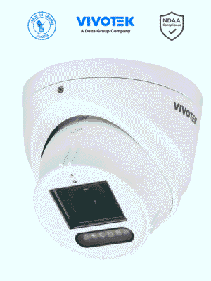 VIVOTEK IT9383-HVW - Camara IP domo exterior 5 MP, Smart IR y Luz Blanca 30mts , WDR Pro, Lente Fijo 2.8 mm , Micrófono Integrado, Smart VCA, Deep Search, Protección IP66, IK10, SNV, Ciberseguridad Trend Micro, NDAA, ONVIF