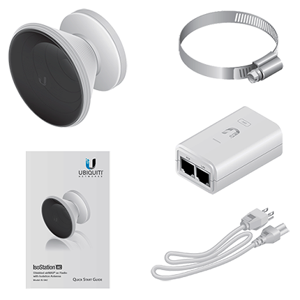 UBIQUITI ISOSTATION IS-5AC - Radio Airmax AC 5.8GHz para exteriores con antena sectorial de 14 dBi y 45 grados de apertura. Potencia de 25 dBm y rendimiento de hasta 450 Mbps. - Image 2