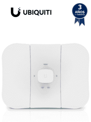 UBIQUITI LITEBEAM AC LBE-5AC-GEN2 - Radio con antena integrada Airmax AC GEN2 5.8GHz diseñada para uso en exteriores con una antena de 23 dBi y una potencia de transmisión de 25 dBm, ofrece un rendimiento de hasta 450 Mbp.
