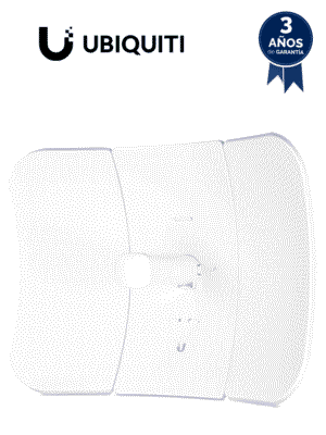 UBIQUITI LITEBEAM AC LBE-5AC-LR - Radio Airmax AC GEN2 5.8GHz para exteriores con antena integrada de 26 dBi, potencia de 25 dBm y rendimiento de hasta 450 Mbps.