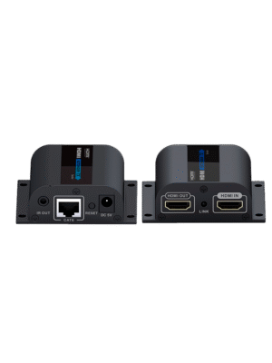 SAXXON LKV372PRO- Kit extensor de video HDMI/ Resolucion 1080p/ CAT 6/ 6A Cobre / Hasta 50 metros/ Loop HDMI en transmisor/ Transmisor IR/ Plug and play