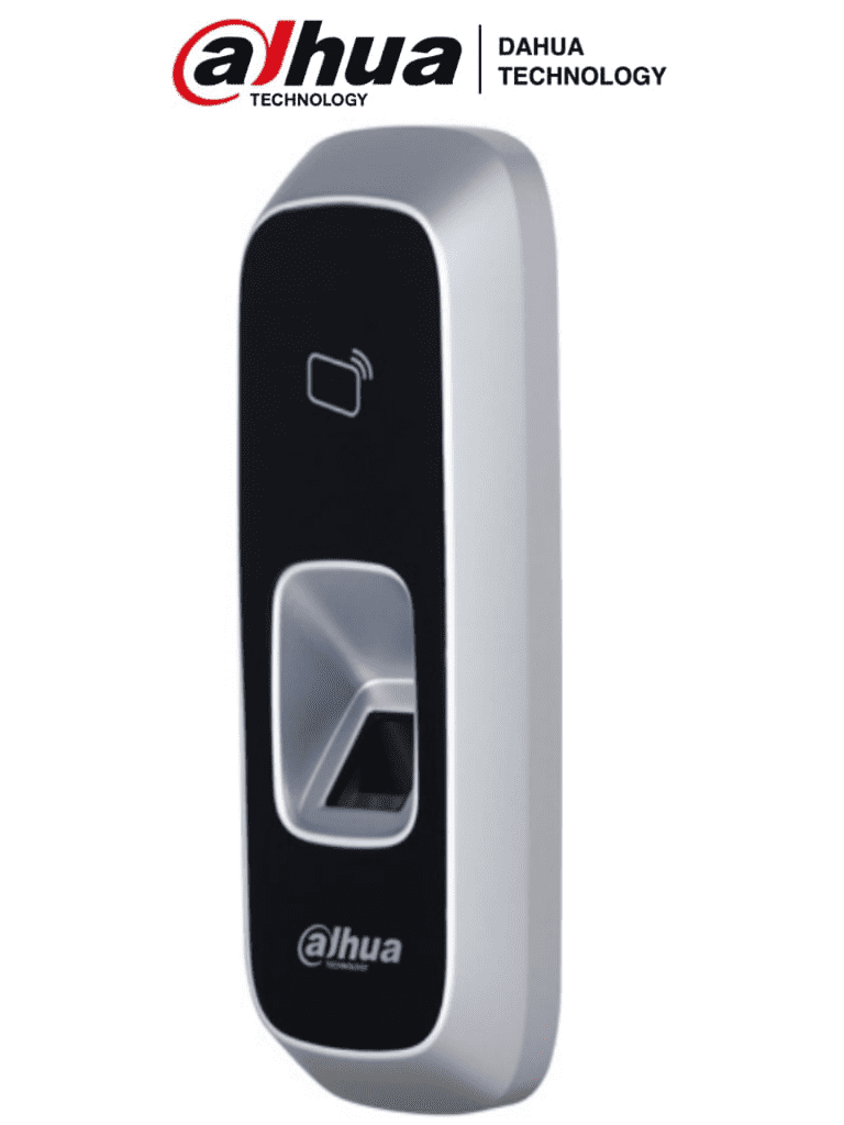 DAHUA ASR1102A-D(V3) - Lectora de Huella y Tarjetas ID/ 125 kHz/ 3,000 Huellas/ Comunicación RS-485/ Reconocimiento de Huella de 360 Grados/ Tiempo de Respuesta <0.5 s/ Indicador de Luz y Sonido/ Luz de Fondo Azul/