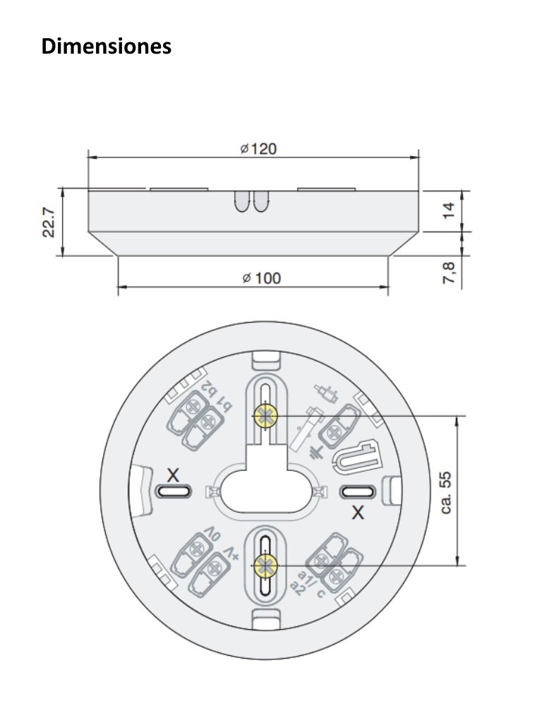 BOSCH F_MS400B - Base con Logo BOSCH compatible con Sensores serie 425 - Image 2
