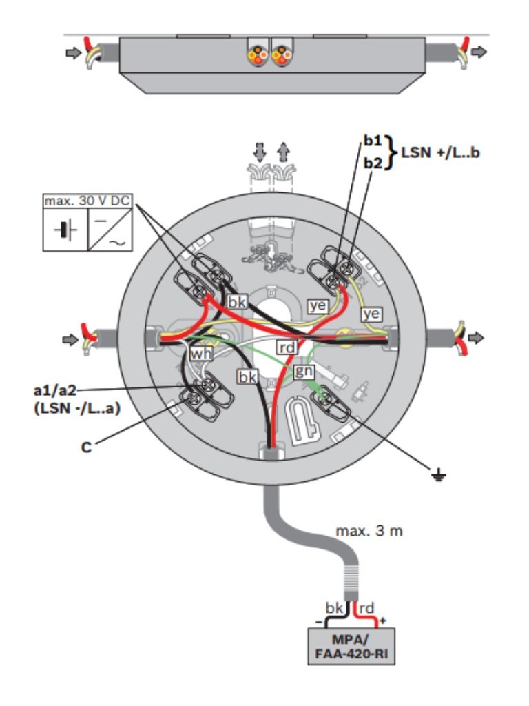 BOSCH F_MS400B - Base con Logo BOSCH compatible con Sensores serie 425 - Image 4