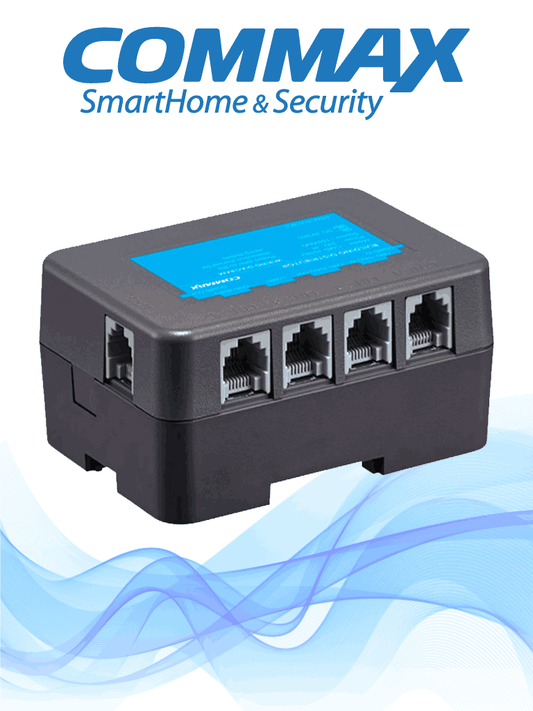COMMAX CMD101BU - Distribuidor de Piso para sistema de apartamentos con videoporteros compatible con frente cmx104052, permite comunicación con estación de guardia y monitores CMV43A, alimentación con RF2A/ complejo