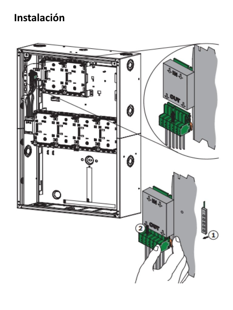 BOSCH F_PRS0002C - Rail de central corto para panel FPA5000 - Image 3