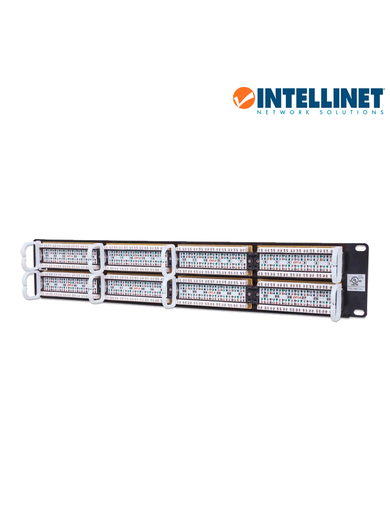 INTELLINET 560283 - Panel de parche Cat6 de 48 puertos, UTP, 2U - Image 2