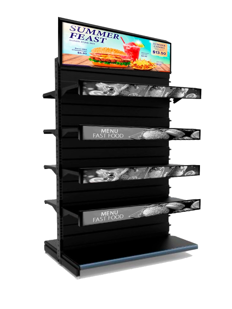 ZKDIGIMAX DG03S1W24 - Pantalla LCD Estrecha de 24" para Estantería, Ultrapanorámica, Resolución Full HD, Android 8.1, Alta Brillantez - Image 5