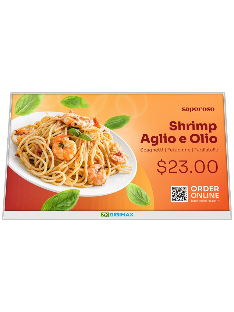 ZKDIGIMAX DG03A1D24 – Pantalla LCD de 24" para Mostrador o Escritorio, Resolución Full HD, Android 11, Brillo de 500 nits, Vida útil de 30,000 h, Ideal para Publicidad Digital - Image 7