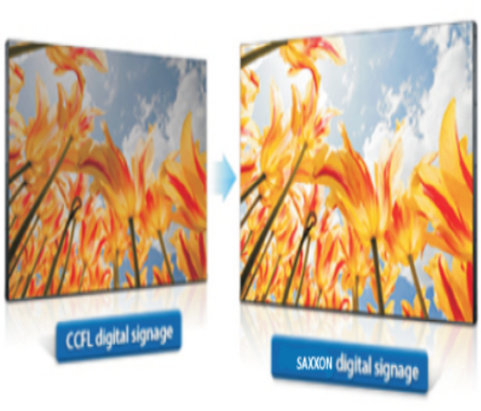 SAXXON AN5535B1 - Pantalla LED de 55 pulgadas para video wall / 1080p / Marco ultra delgado 3.5 mm / Brillo 500 CD / M2 / PIP / 1 HDMI / 1 DVI / 1 VGA / 1 B NC / - Image 3