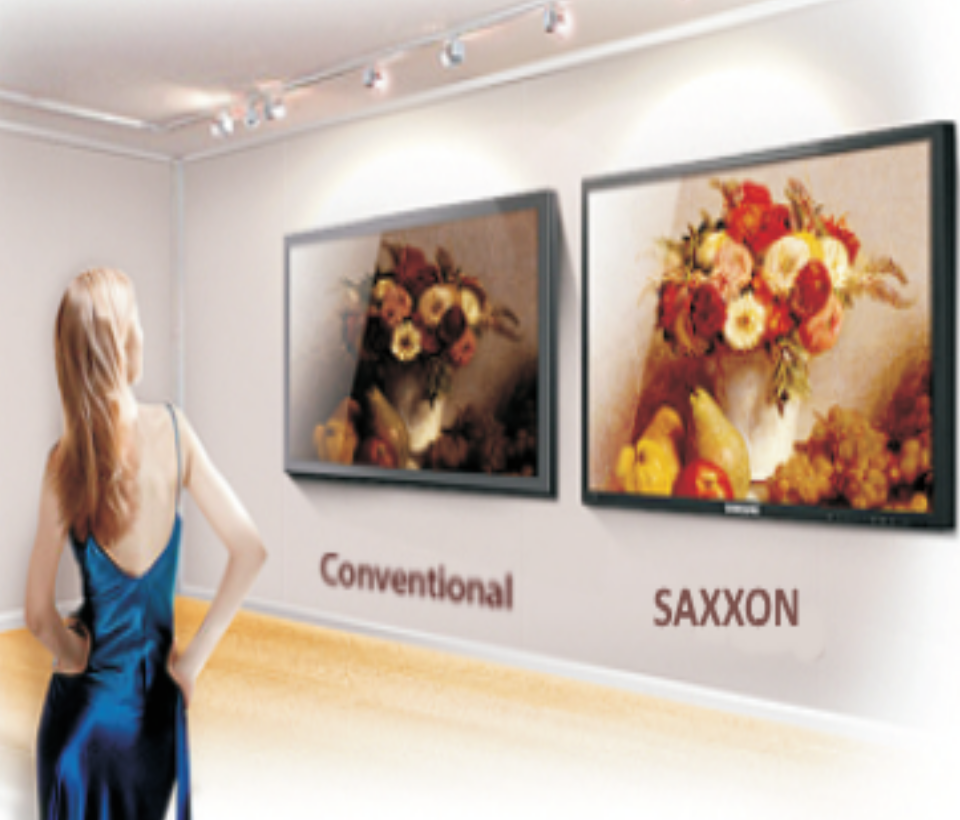 SAXXON AN5535B1 - Pantalla LED de 55 pulgadas para video wall / 1080p / Marco ultra delgado 3.5 mm / Brillo 500 CD / M2 / PIP / 1 HDMI / 1 DVI / 1 VGA / 1 B NC / - Image 4