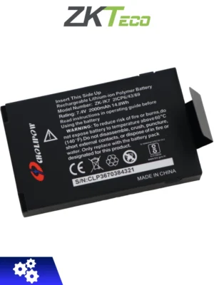 ZKTECO IK7 - Batería de Respaldo para Terminales de Control de Asistencia y Acceso Básico: UFACE800, SFACE900, G3 y G3PRO