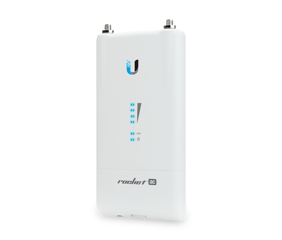 UBIQUITI ROCKET R5AC-LITE - Radio conectorizado Airmax AC 5GHz para exterior, con tecnología MIMO y 2 conectores RP-SMA. Potencia de transmisión de 27 dBm y rendimiento de hasta 500 Mbps. - Image 2