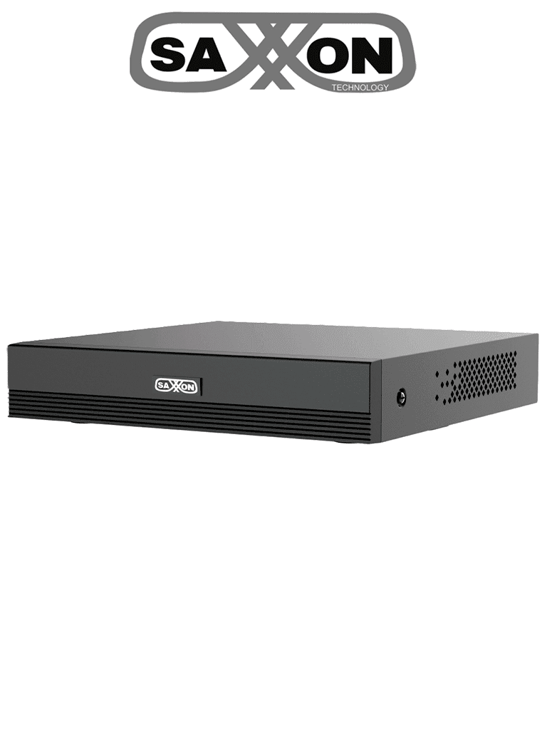 SAXXON SUA-XVR1E04-I- Video Grabador Dígital HDCVI/ Capacidad de 4 Canales HDCVI + 1 Canal IP/ Conversión Hasta 5 Canales IP/ Codificación Hasta 1080N/ Entradas & Salidas de Audio/ Onvif/