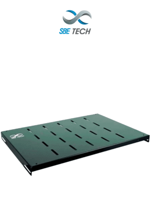 SBETECH SBE-CF1915V - Charola fija ventilada para gabinete de 60 cm de profundidad x 19" (48.26 cm) 1 UR
