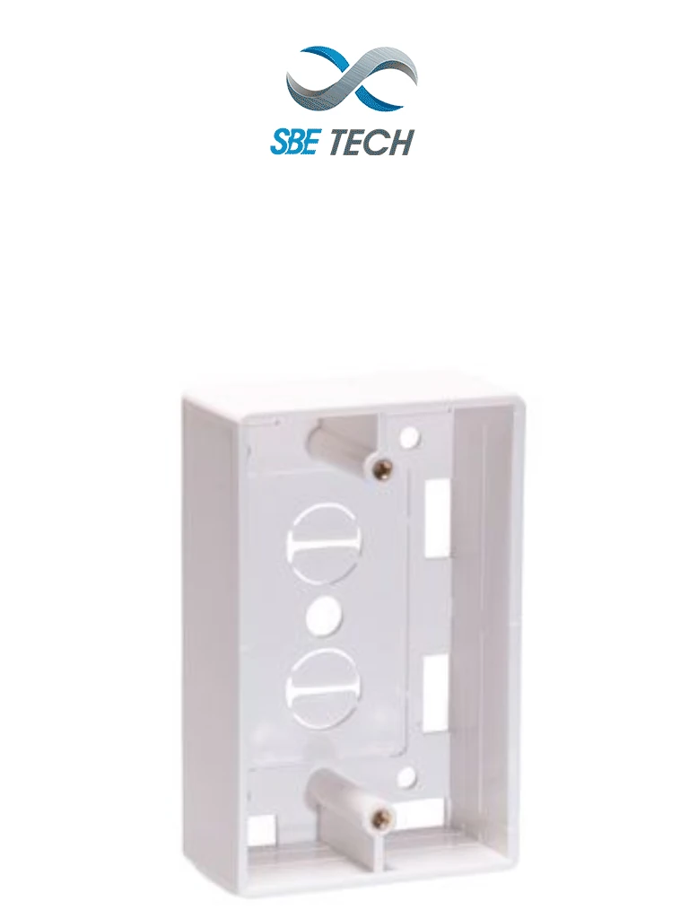 SBETECH SBE-CUNIV2- Caja universal de PVC 2X4 reforzada, con rango de temperatura de trabajo -20ºC hasta +65ºC, facil instalación y limpieza