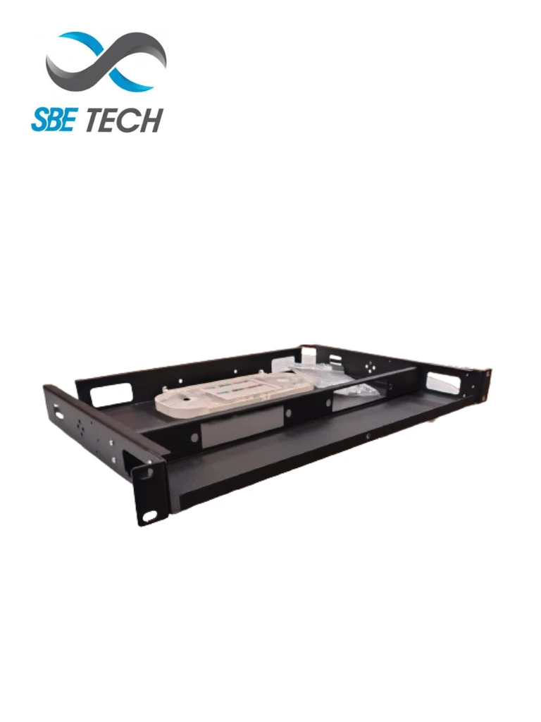 SBETECH SBE-DFO12 - Distribuidor de Fibra Óptica recibe hasta 12 acopladores 1UR