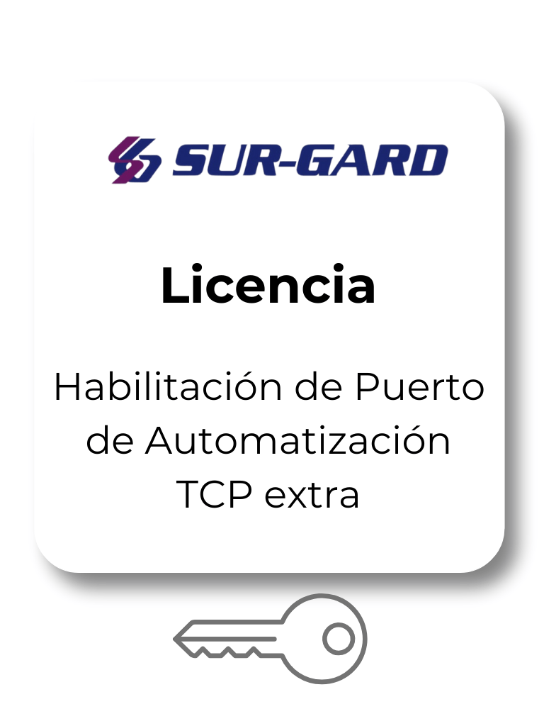 DSC SGCPM5AUTO - Licencia de habilitación de puerto de automatización TCP extra (Máximo 3por CPM5)