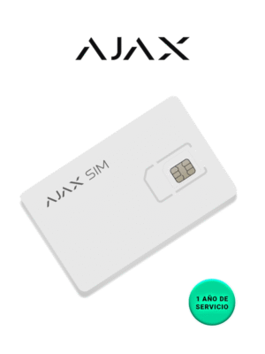 AJAX Servicio de Datos Ilimitados por 1 año para SIM AJAX
