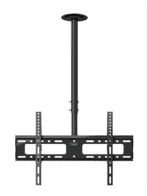 STEREN STV065 - Soporte de Techo para Pantallas y Monitores de 32 a 83 Pulgadas/ 50Kg de Carga/ 4 Puntos para Ajuste de Altura/ Ajuste de Inclinación/ VESA 300/ 400x300/ 500x400/ 600x400/