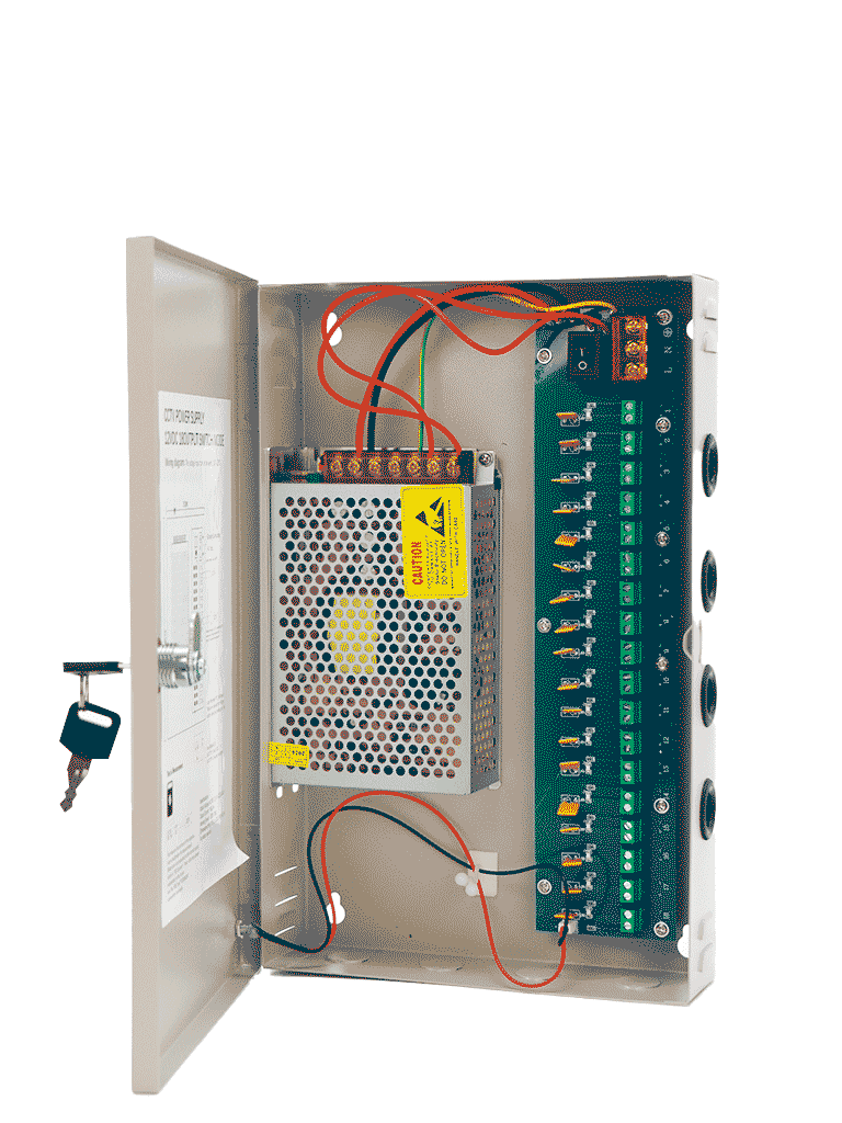 SAXXON SX10A18CH - Fuente de Poder Profesional 12 VCD / 10 Amperes / 18 Canales / 0.5 Amperes por Canal / Protección contra Sobrecargas / Led Indicador de Funcionamiento - Image 3