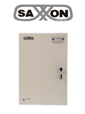 SAXXON SX20A9CH - Fuente de Poder Profesional 12 VCD / 20 Amperes / 9 Canales / 2.2 Amperes por Canal / Protección contra Sobrecargas / Led Indicador de Funcionamiento