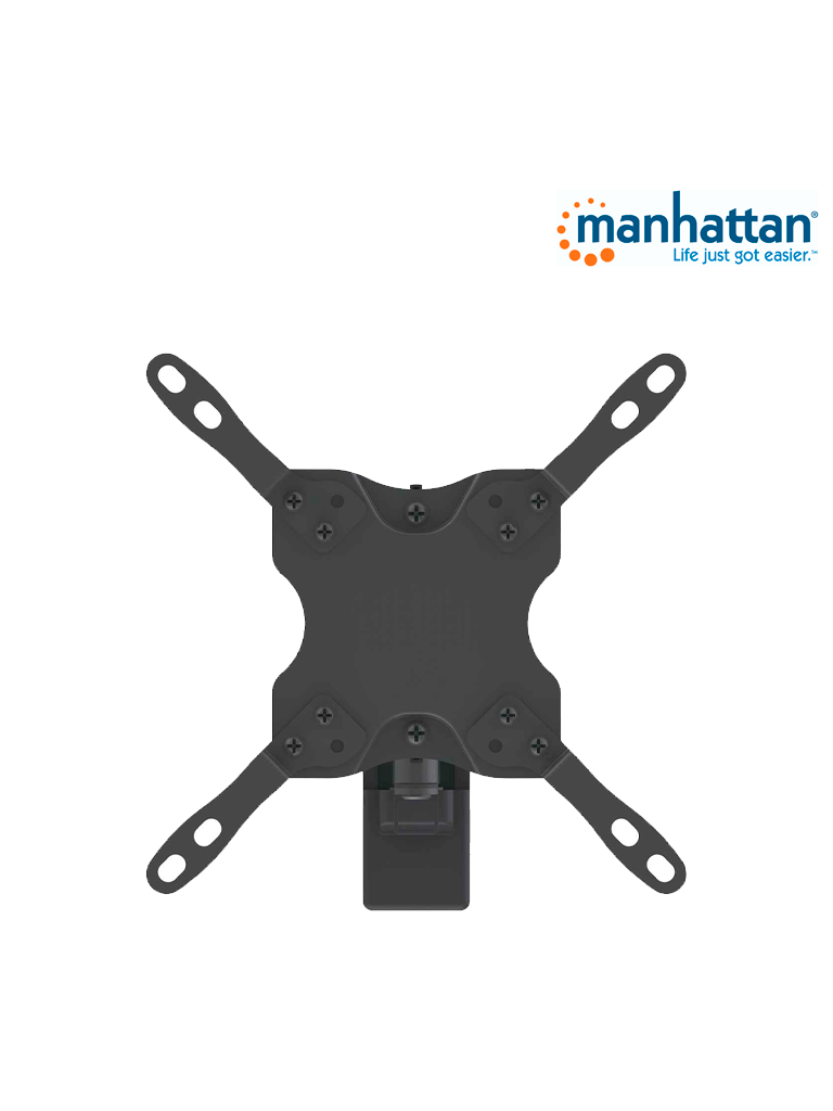 MANHATTAN 461405 - Soporte para Pantallas de 13 a 42 Pulgadas/ 20 Kg de Carga/ Brazo Articulado Doble/ Distancia a la Pared de Hasta 27.3 cm/ Acero Solido/ Ajuste de Inclinación y Angulo/ VESA 75/ 100/ 200x100/ 200/ - Image 3