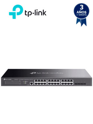 TP-LINK TL-SG3428X-M2 - witch administable con funciones L2+ OMADA, con 24 puertos RJ45 de 2.5GbE , 4 puertos SFP+ 10G , Gestión en la nube con OMADA , DHCP Snooping, 802.1X, Autenticación Radius , ACL , QoS L2/L3/L4 y IGMP Snooping.