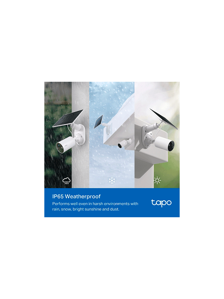 Tapo C410 KIT Cámara de Vigilancia Wi-Fi Solar con Vista 3MP QHD y Detección IA Avanzada gratuita, Grabación de Vídeo 2K QHD, Alimentación Ininterrumpida. IP66. - Image 4