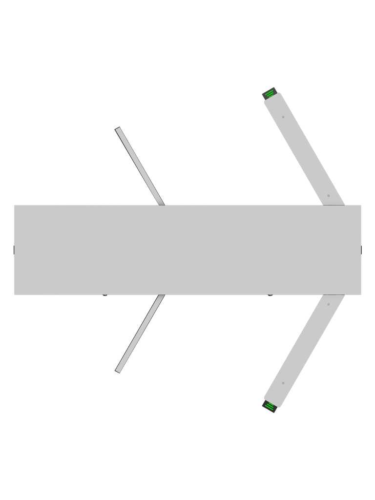 ZKTECO FHT3300 - Torniquete modular de Altura Completa, Acero Inoxidable SUS304, IP54, Compatible con 110 / 220 Vca, 3 Barras de Giro, Alta Durabilidad (1 Millón de Ciclos), Capacidad de 20 Personas por Minuto - Image 5