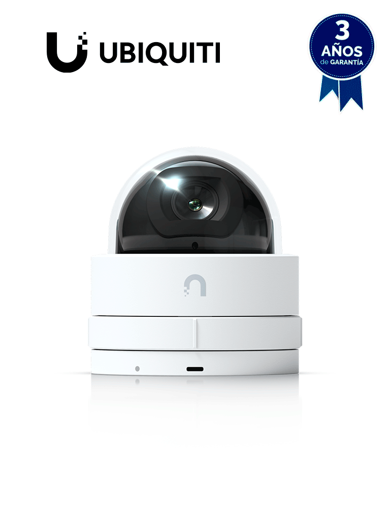 UBIQUITI UVC-G5-DOME-ULTRA - Camara ultracompacta de 4MP ,Angulo de visión 102.4° , IR de 20 metros, Detecciones inteligentes con IA , Tamper para manipulacipones , IK06 , 30FPS.