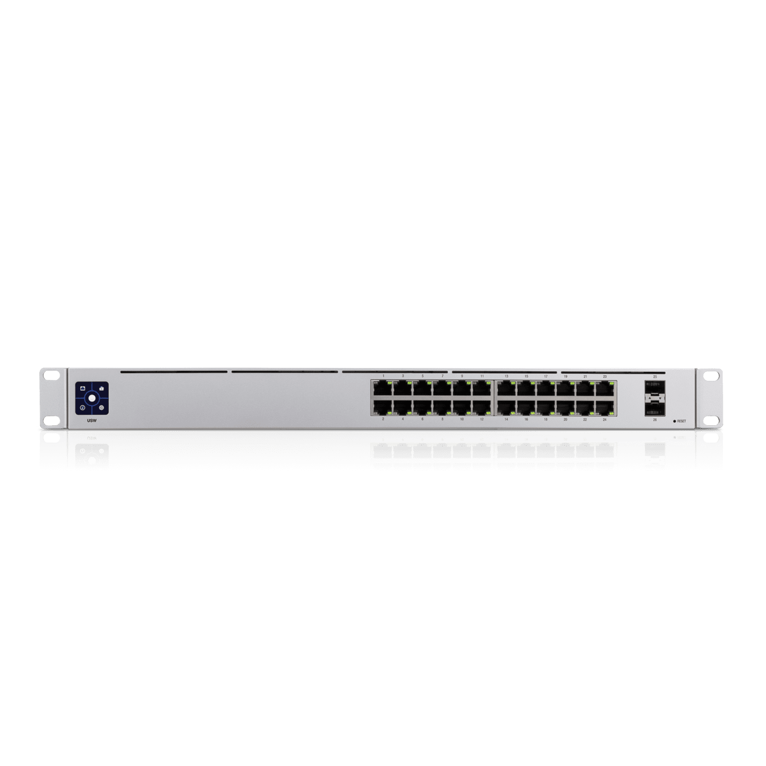 UBIQUITI USW-24 UniFi Switch Capa 2 de 24 puertos 10/100/1000 Mbps más 2 puertos 1G SFP, con pantalla informa - Image 2