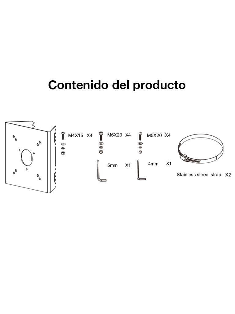 VIVOTEK AM-312 - Soporte de exterior para montaje en poste - Image 3