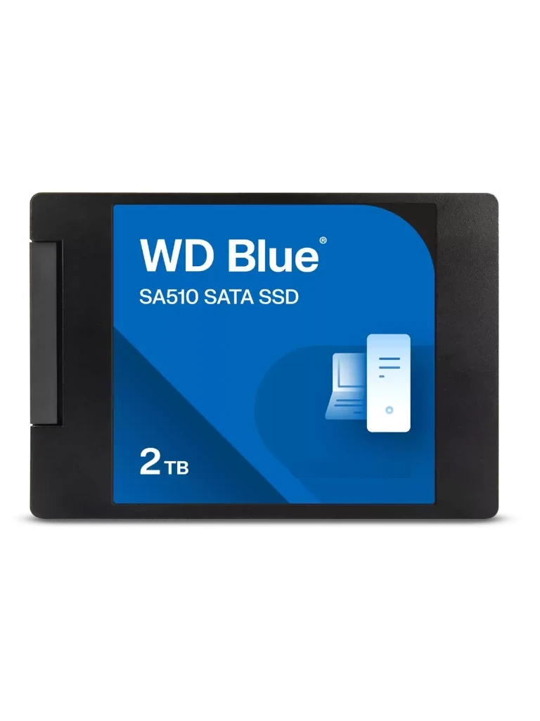Western Digital WDS200T3B0A - Disco Duro Interno SSD (2 TB, SATA III, 6 GB/s, 2,5/7 mm, hasta 560 MB/s, Color Azul Blue