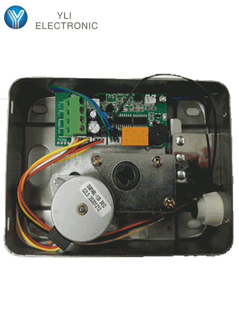 YLI ABK703BS - Cerradura inteligente con cierre automático cuenta con juego de 3 llaves, sensor con luz LED de status o correcto cerrado, apertura con pulso voltaje de 12VDC - Image 3