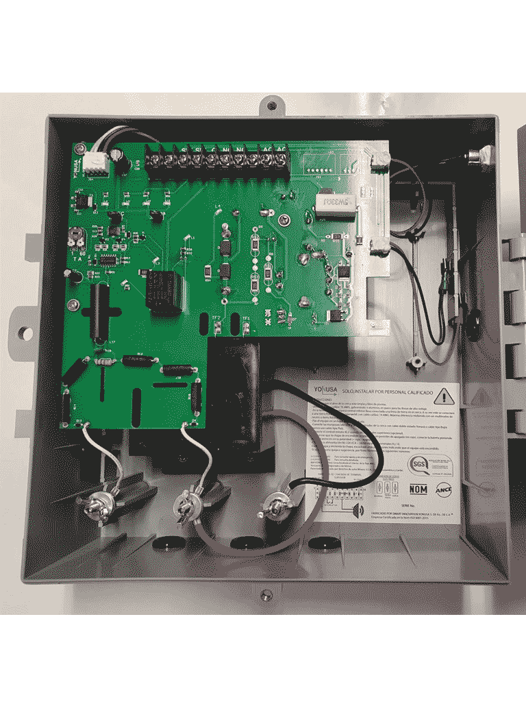 YONUSA EYM12000127NG - Energizador Modular para Cercos Eléctricos, Salida de Hasta 12,500 V, Alcance de 2,500 Metros Lineales (500 Metros en 5 Líneas), Alimentación 110/220 VAC, Compatible con Módulo WiFi, Bajo Consumo - Image 6