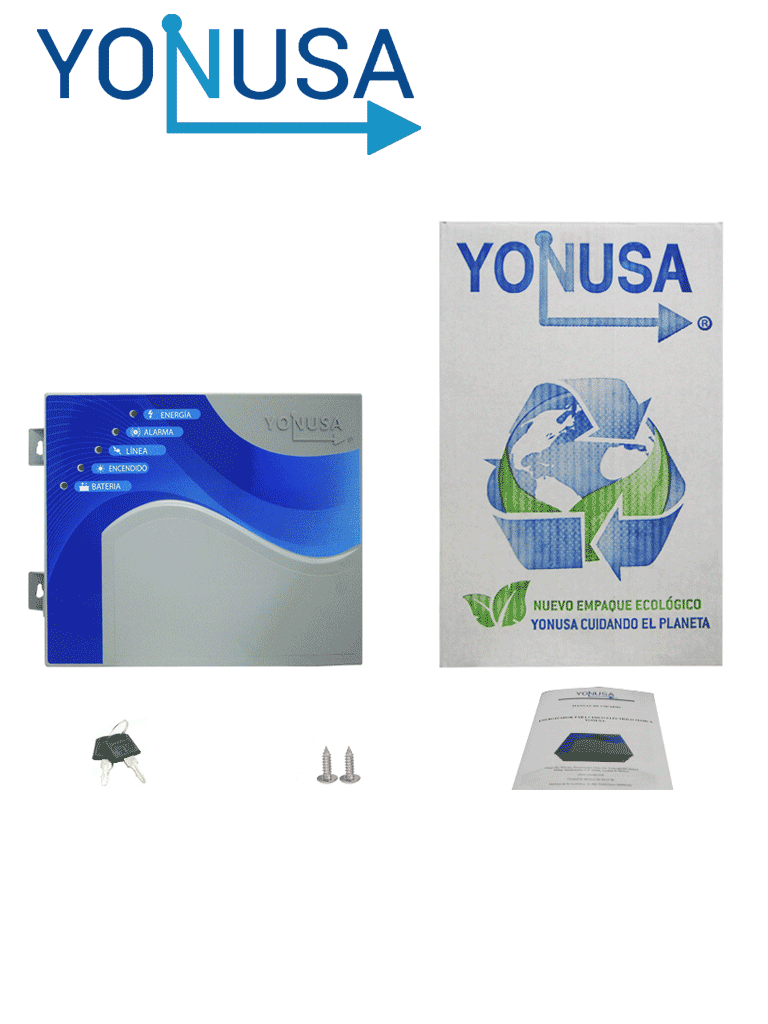 YONUSA EY10000127AF - Energizador de Alta Frecuencia para Cerco Eléctrico 10,000 V, Cobertura de hasta 10,000 metros Lineales (o 2,000 metros en 5 Líneas), Incluye Interfaz con 2 Zonas Cableadas y Soporta Módulo WiFi - Image 3