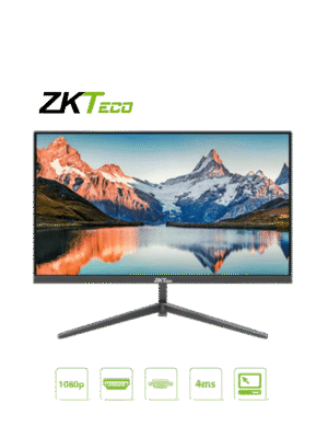 ZKTECO ZD222KA - Monitor LED Full HD de 22 pulgadas / Resolución 1920 x 1080 / Retroiluminación DLED / 1 Entrada de video HDMI y 1 VGA / Ángulo de Visión Horizontal 178° / Soporte VESA / Incluye Cable HDMI / Ideal para hogar y oficina