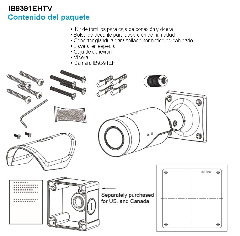 VIVOTEK IB9391-EHT - Cámara IP Bullet Exterior 8 Megapixeles/ 4K / Lente Varifocal 3.9-10mm / Smart IR II 50m / WDR Pro / Smart VCA Incluido / Smart Stream III/ Visión SNV / Ciberseguridad Trend Micro / Smart Motion / Protección IP67, IK10, Nema4X / ONVIF - Image 2