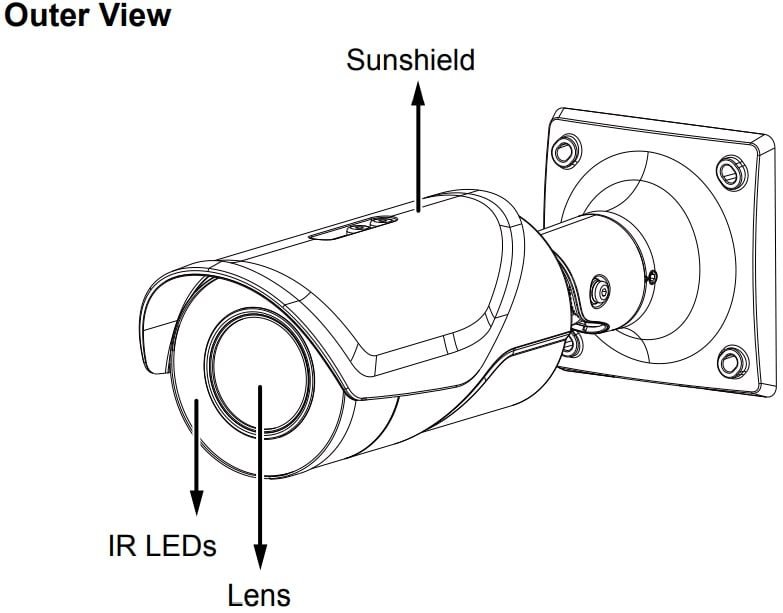 VIVOTEK IB9387-HT-A - Cámara IP bala exterior 5 MP, lente varifocal remota 2.7-13.5mm, Smart IR II hasta 50m, WDR Pro, SNV, Smart Stream III, Motion, protección IP67/IK10, ciberseguridad Trend Micro, con conectores DI, HACER y ONVIF. - Image 2