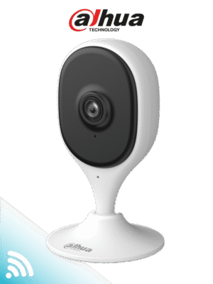 DAHUA DH-C5A - Cámara IP Wifi de 5 Megapíxeles con audio bidireccional (micrófono y altavoz), base magnética, detección de humanos y mascotas, botón de privacidad, H.265 y ranura MicroSD