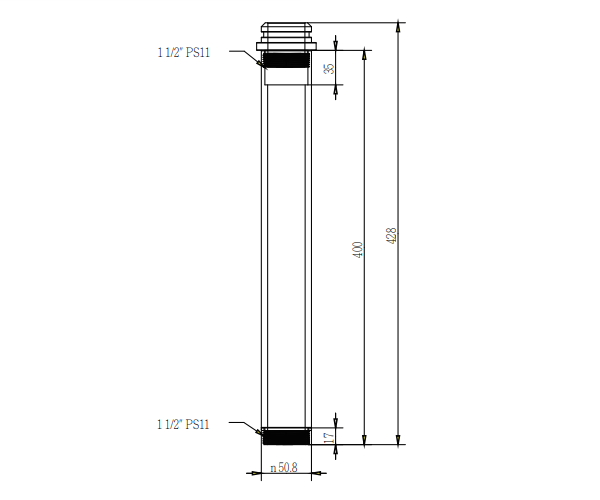VIVOTEK AM-117 - Brazo tubular para montaje de 40 cm - Image 3